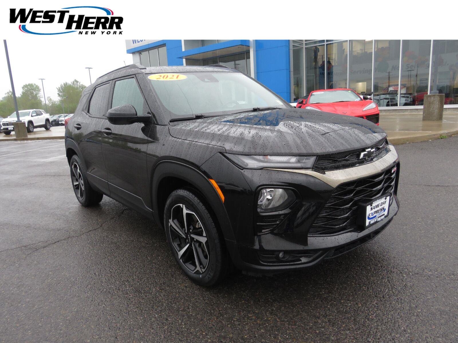 Used 2021 Mosaic Black Metallic Chevrolet RS image 1