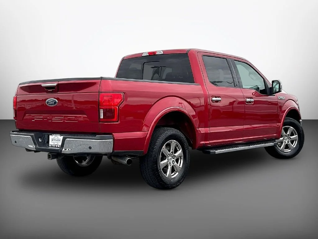 Used 2020 Rapid Red Metallic Tinted Clearcoat Ford Lariat image 6
