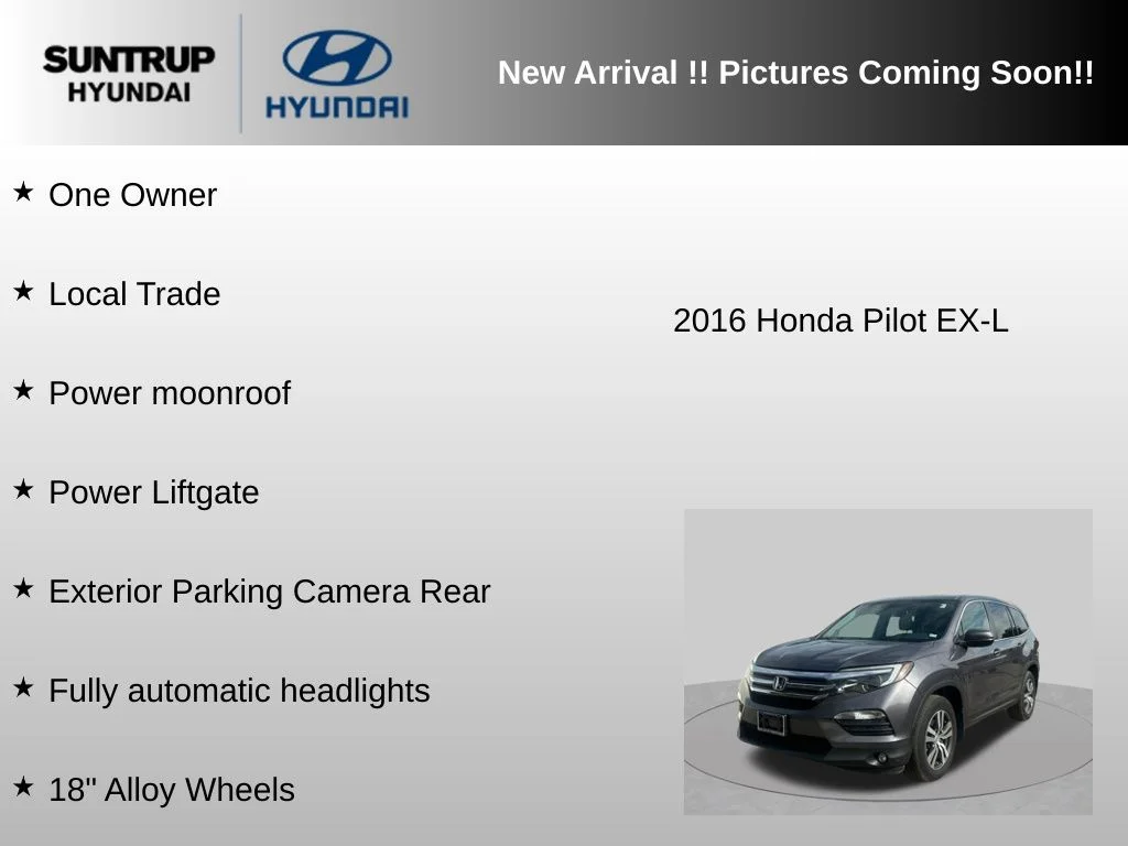 Used 2016 Modern Steel Metallic Honda EX-L image 5