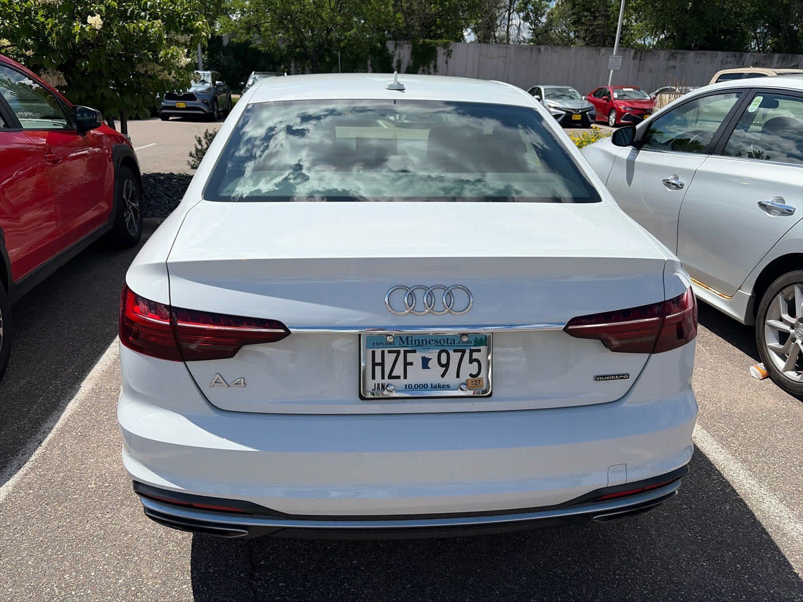 Used 2020 Glacier White Metallic Audi Premium image 5