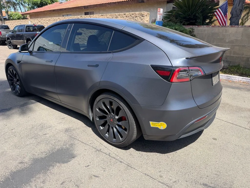 Used 2022 Gray Tesla Performance image 8