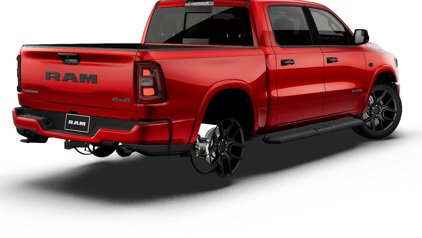 New 2027 Molten Red Pearl-Coat Exterior Paint RAM LARAMIE image 2