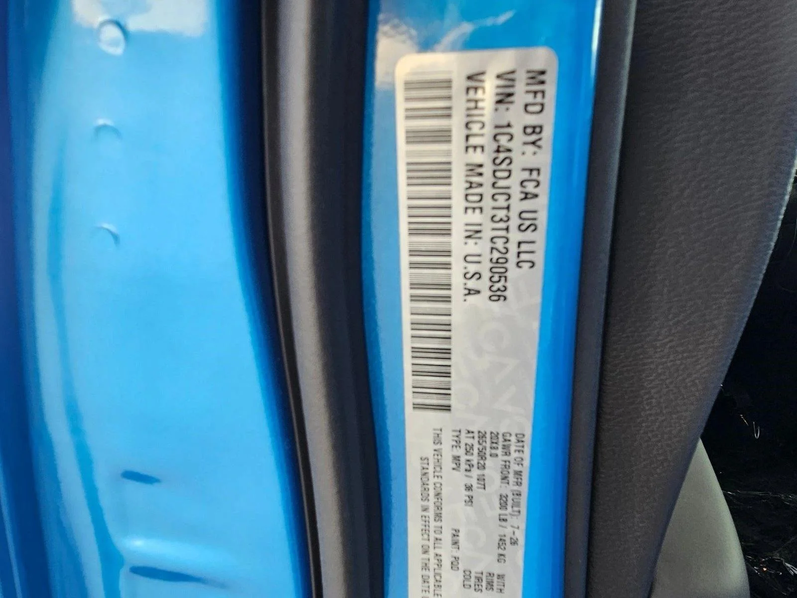 New 2026 B5 Blue Exterior Paint Dodge GT Plus HEMI V8 image 18