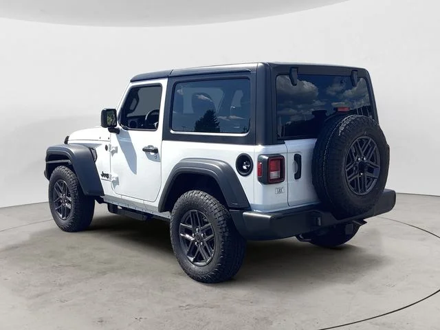 New 2026 Bright White Clearcoat Jeep 2-Door Sport S 4x4 image 3