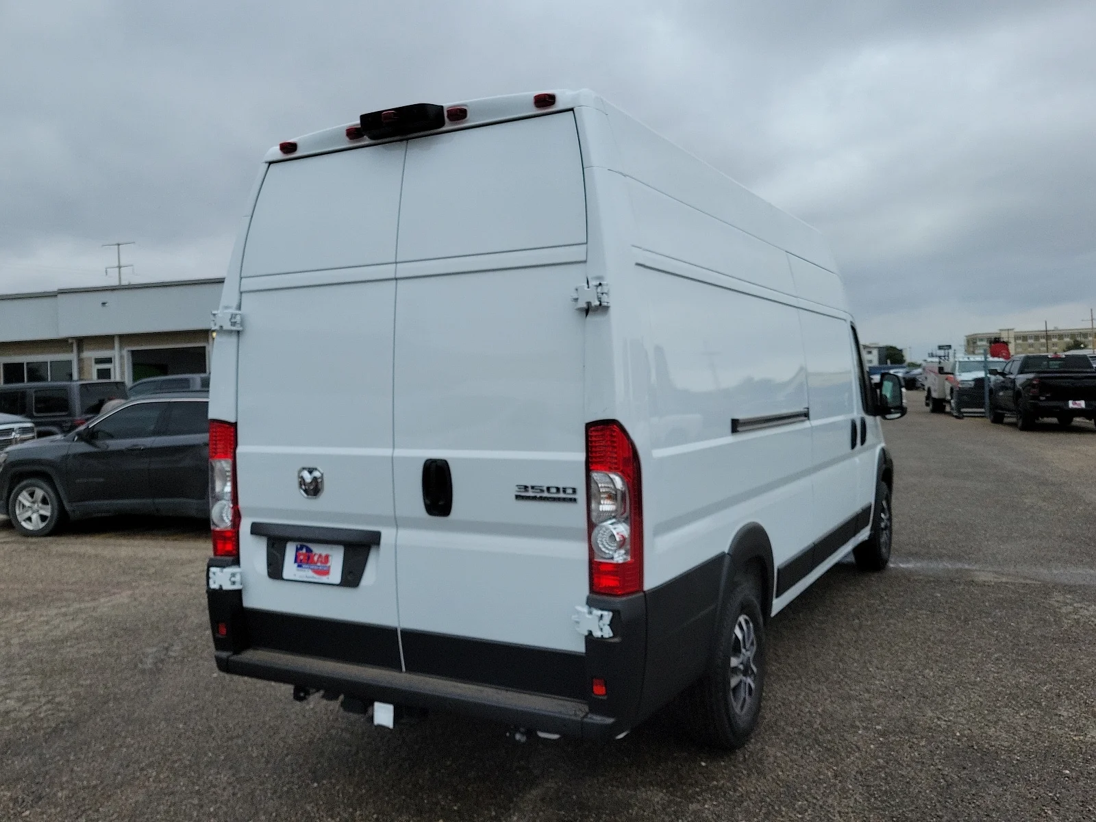 New 2025 Bright White Ram PROMASTER 3500 SLT CARGO VAN SUPER HIGH ROOF 159