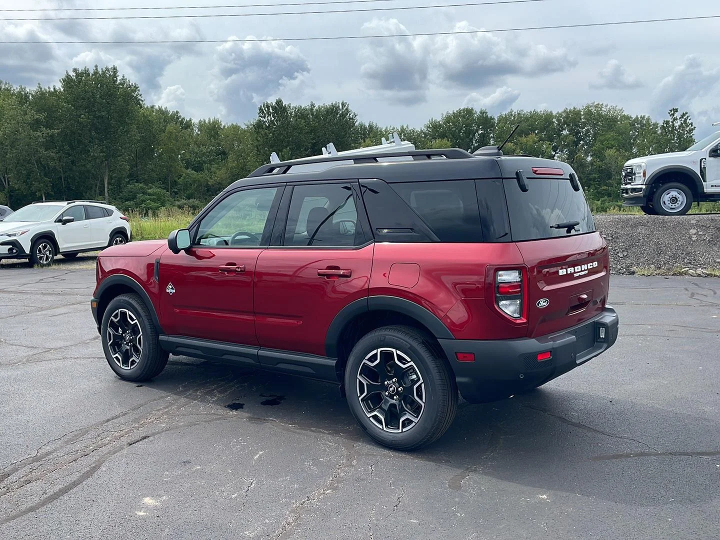 New 2026 Ruby Red Metallic Tinted Clearcoat Ford Outer Banks image 3