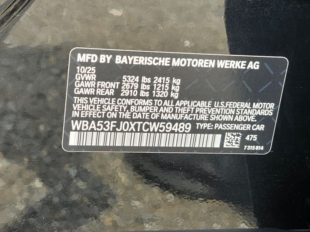 Used 2026 Black BMW 530i xDrive image 35