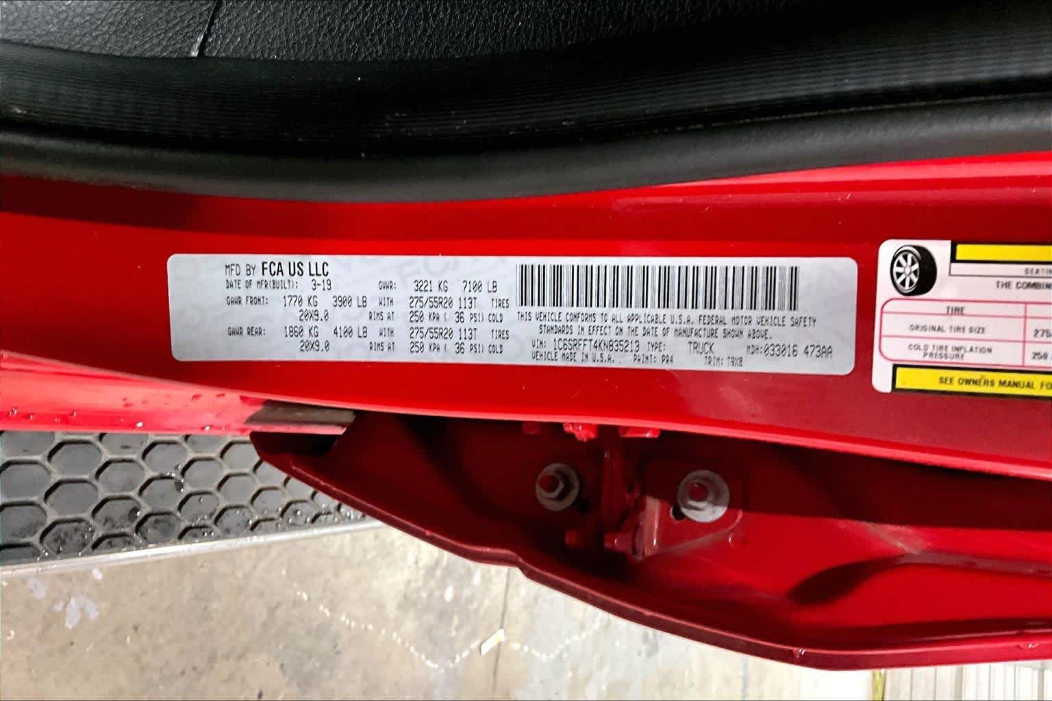 Used 2019 Flame Red Clearcoat Ram Big Horn/Lone Star image 31