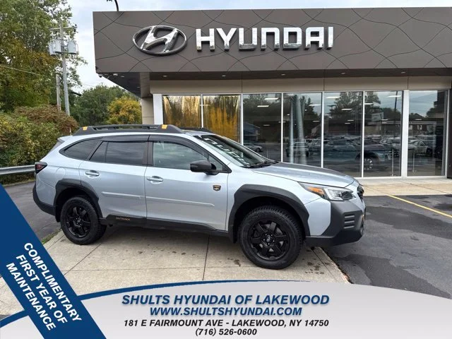 Certified Used 2023 Silver Subaru Wilderness image 1