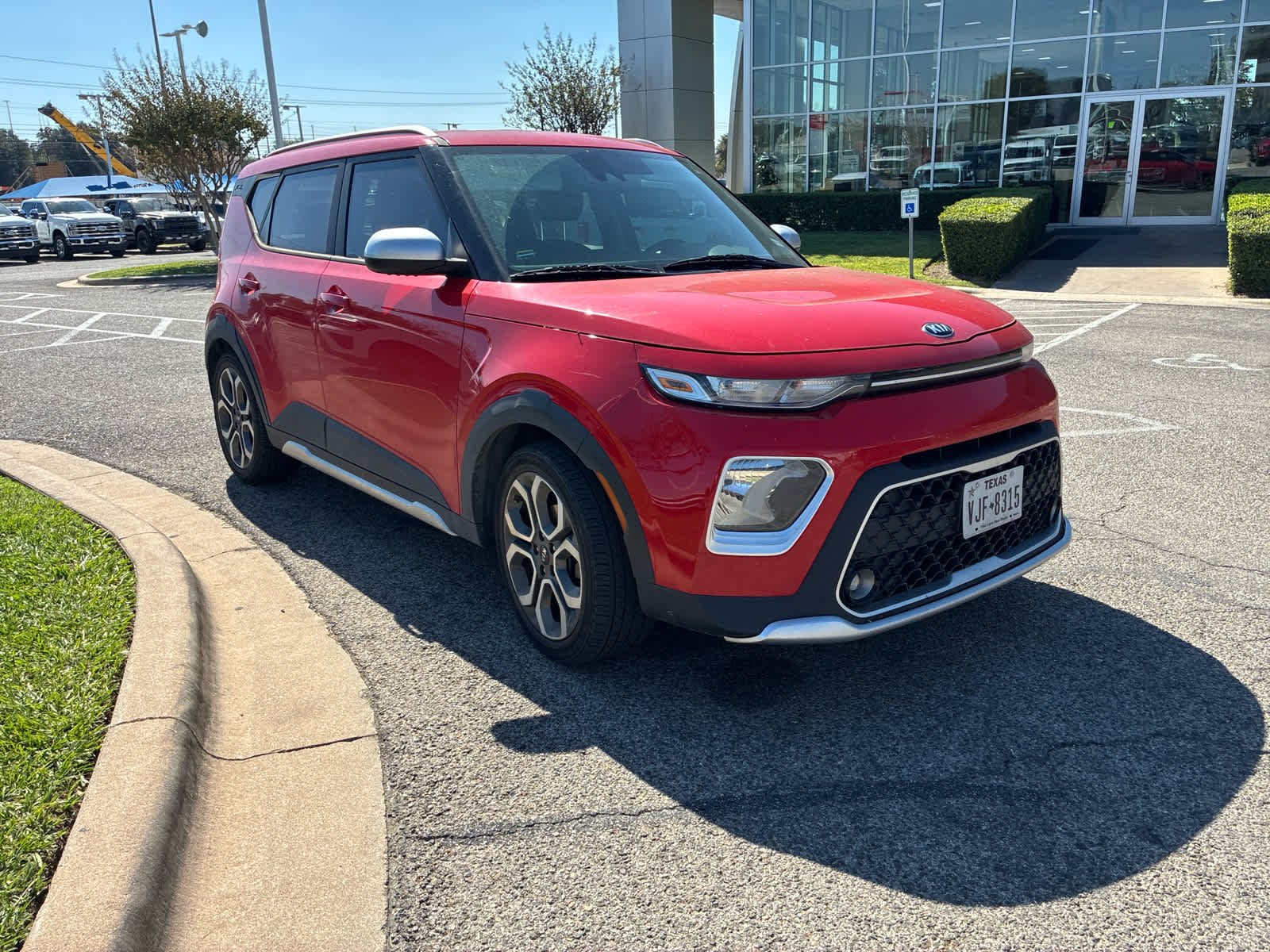Used 2021 Inferno Red Kia X-Line image 2