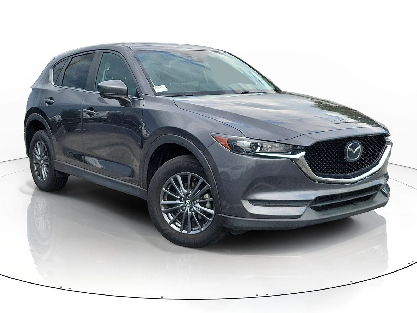 Used 2021 Machine Gray Metallic Mazda Touring image 1