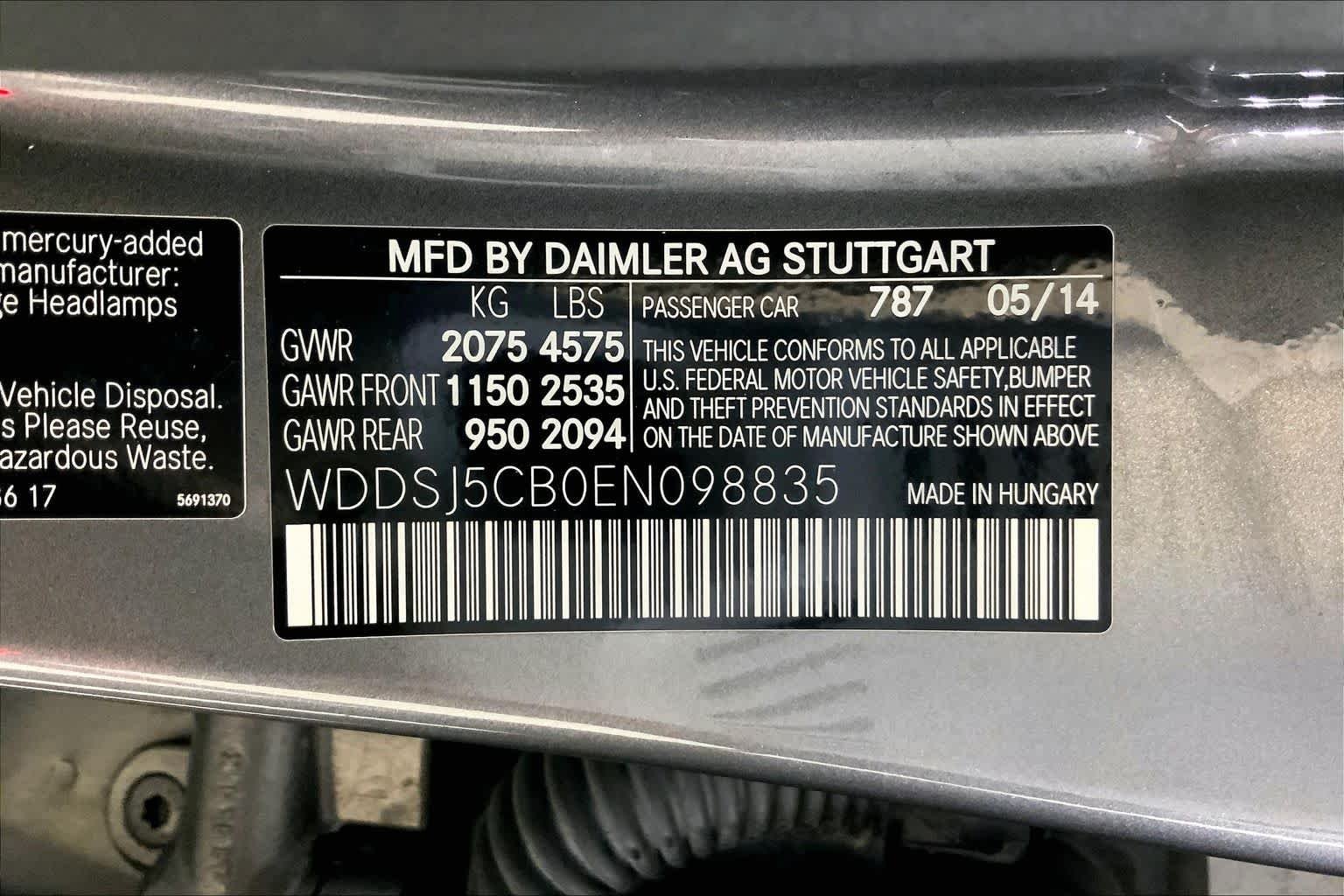 Used 2014 Mountain Gray Metallic Mercedes-Benz CLA 45 AMG® image 36