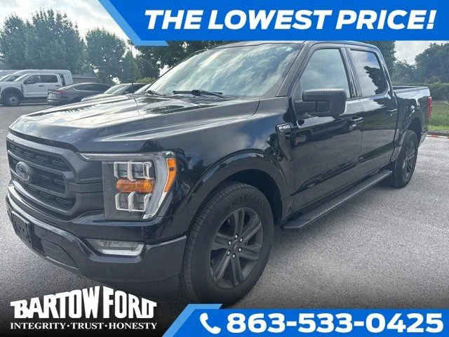 Used 2023 Black Ford XLT image 1