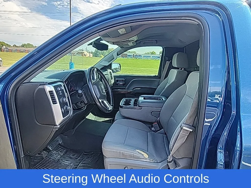 Used 2015 STONE BLUE METALLIC GMC SLE image 11
