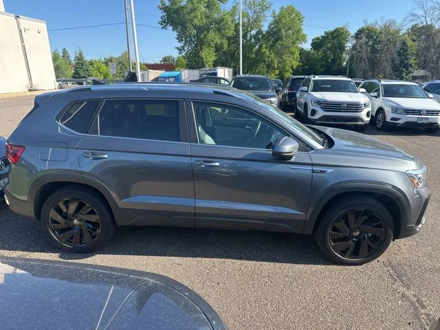 Certified 2023 Volkswagen Taos SEL with VIN 3VV4X7B27PM353834 for sale in Inver Grove Heights, Minnesota