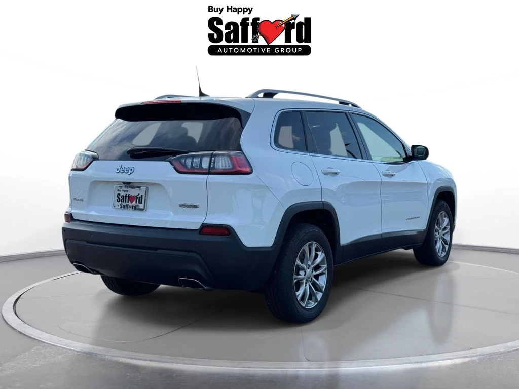 Used 2021 Bright White Clearcoat Jeep Latitude Lux image 9