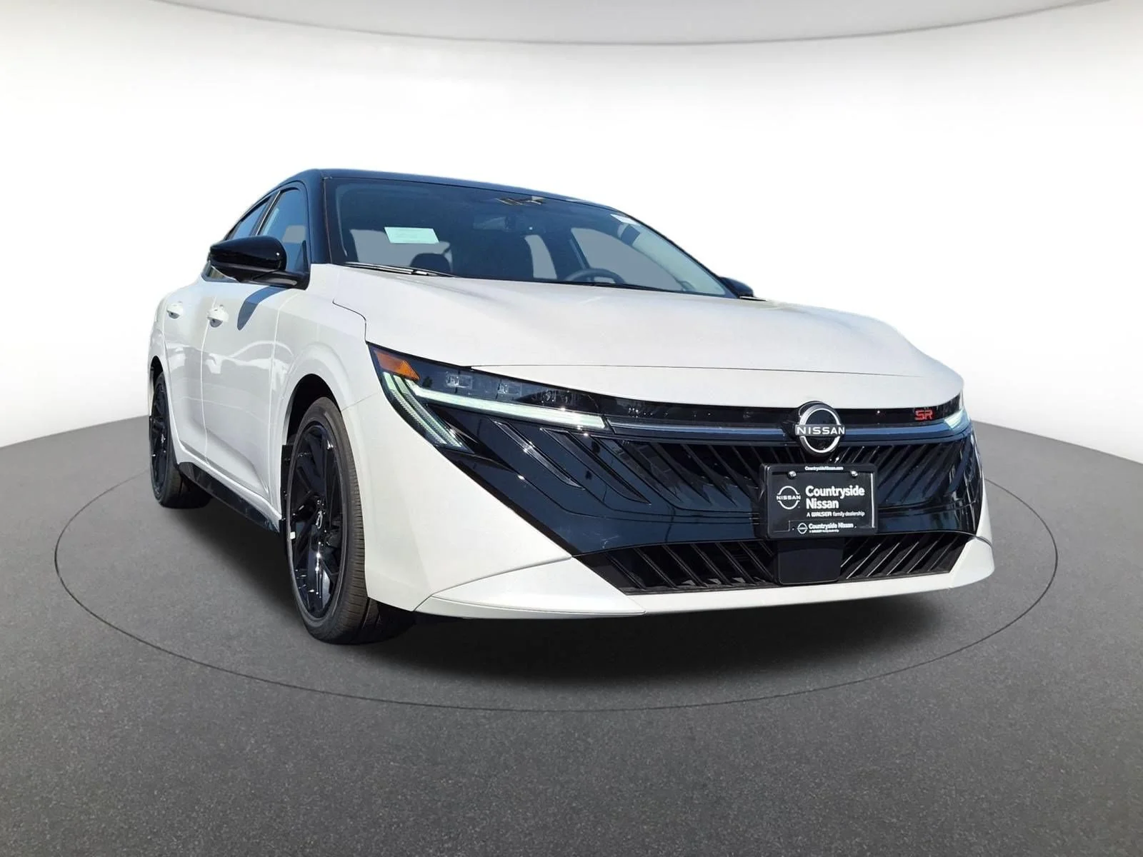 New 2027 Aspen White TriCoat / Super Black Two-tone Nissan SR Midnight Edition image 4