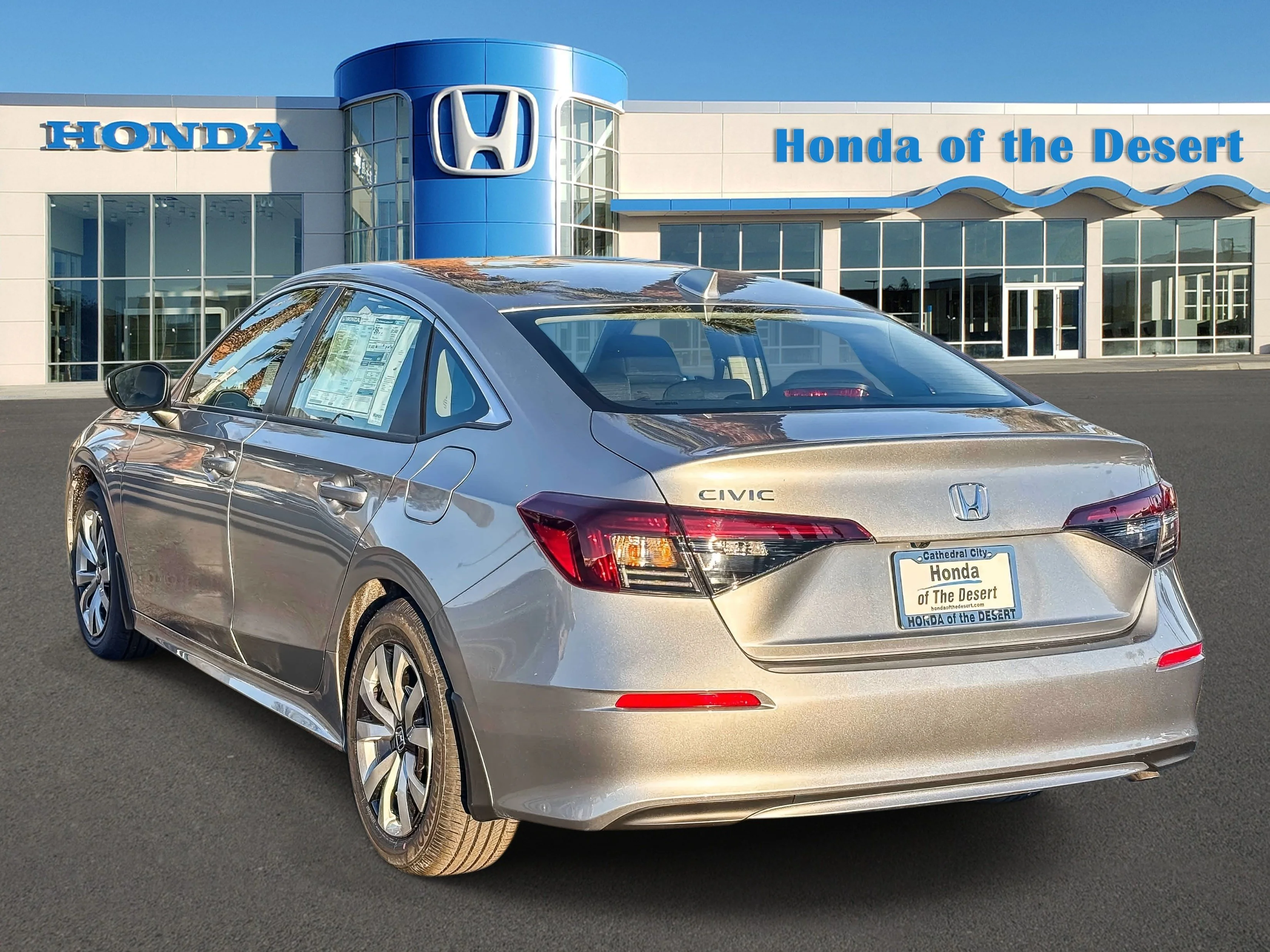 New 2026 Solar Silver Metallic Honda LX image 4