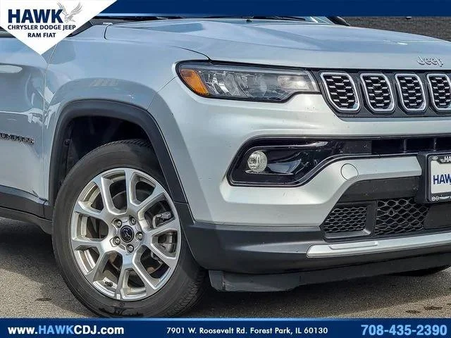 Certified Used 2025 Silver Jeep Limited image 3