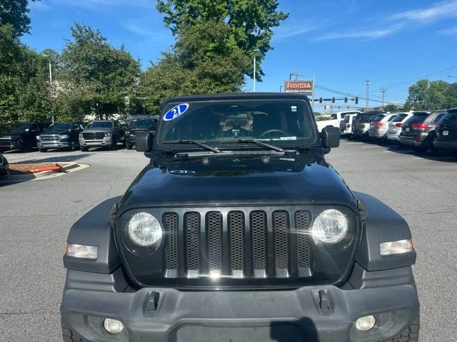 Used 2021 Black Jeep Unlimited Sport image 8