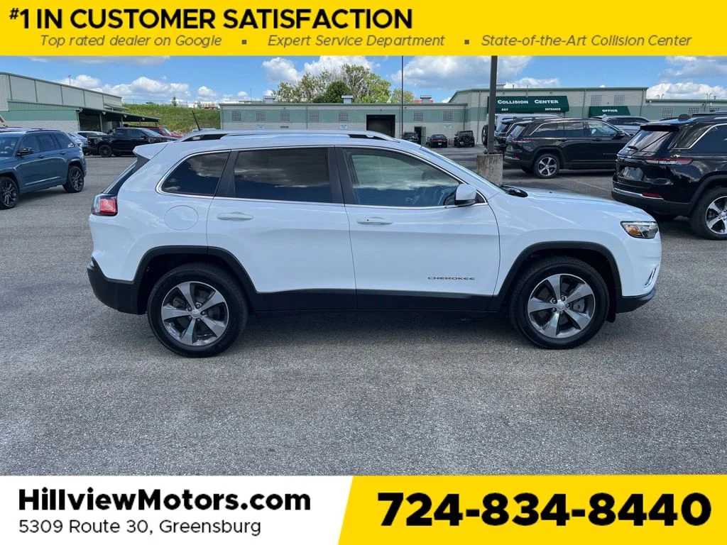 Certified Used 2019 Bright White Clearcoat Jeep Limited image 8