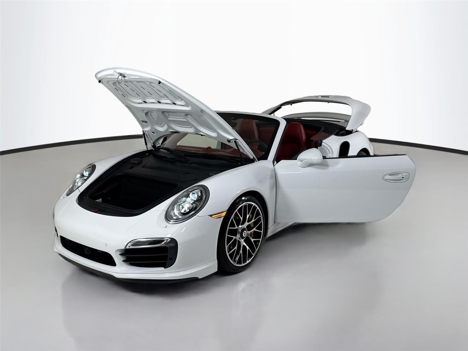 Used 2015 White Porsche Turbo S Cab image 44