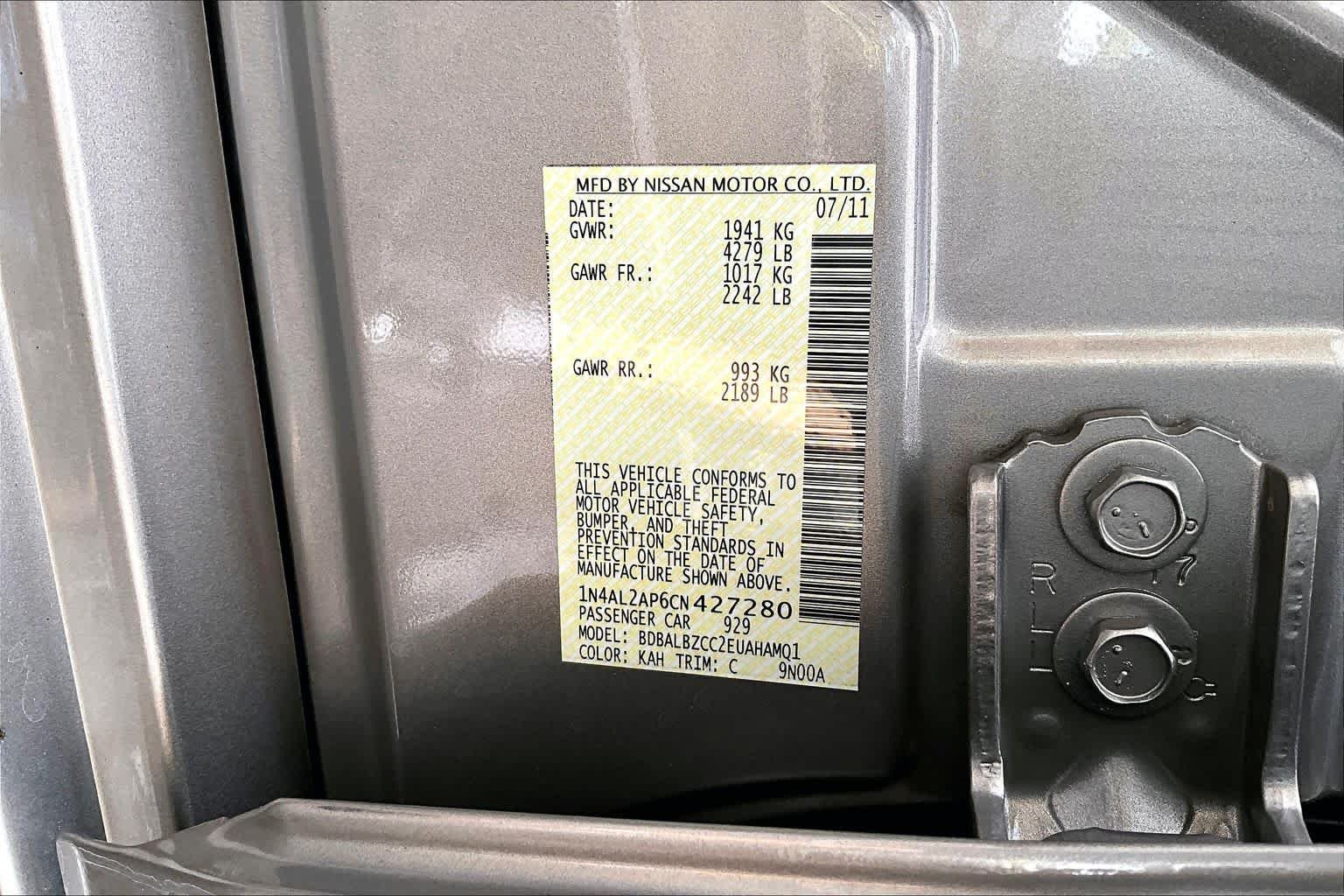 Used 2012 Saharan Stone Metallic Nissan 2.5 S image 35