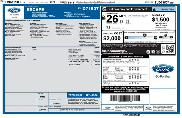 Used 2014 Gray Ford SE image 15