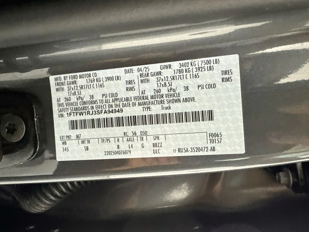 Used 2025 Gray Ford Raptor image 32