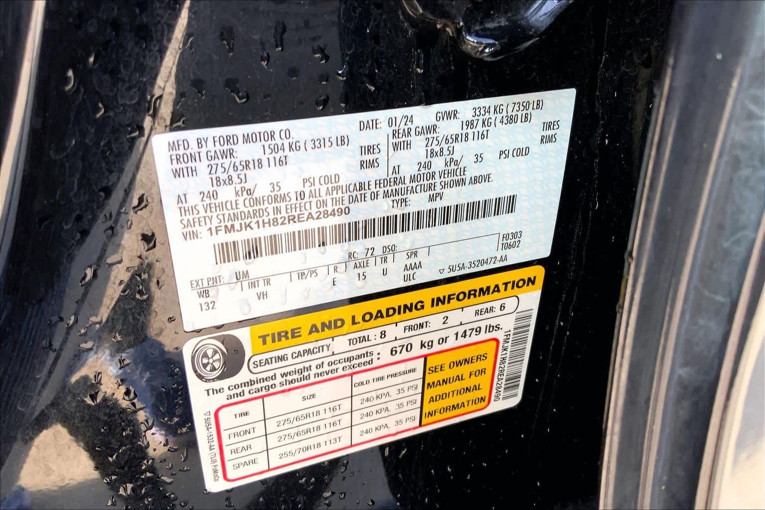 Certified Used 2024 Agate Black Metallic Ford XLT image 34