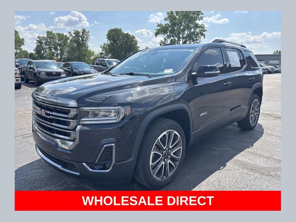 Used 2020 Carbon Black Metallic GMC AT4 image 1