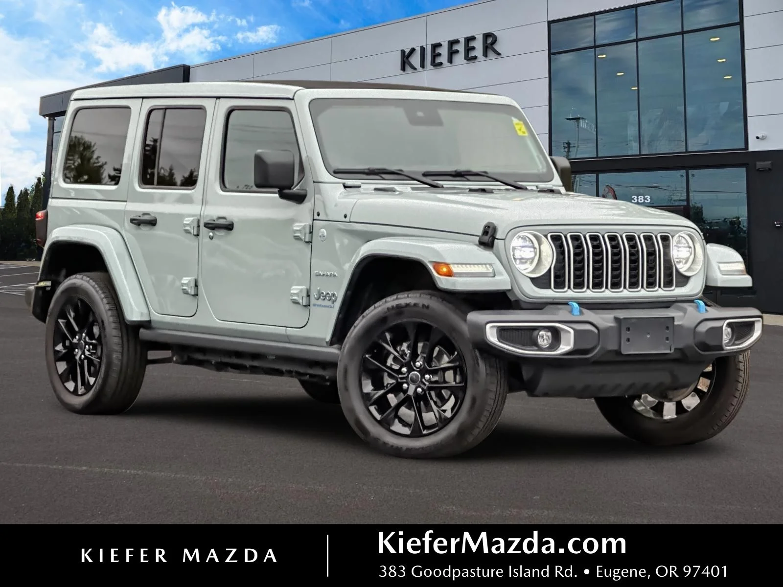 Used 2024 Gray Jeep Sahara 4xe image 1