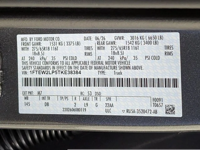 New 2026 Carbonized Gray Metallic Ford STX® image 53