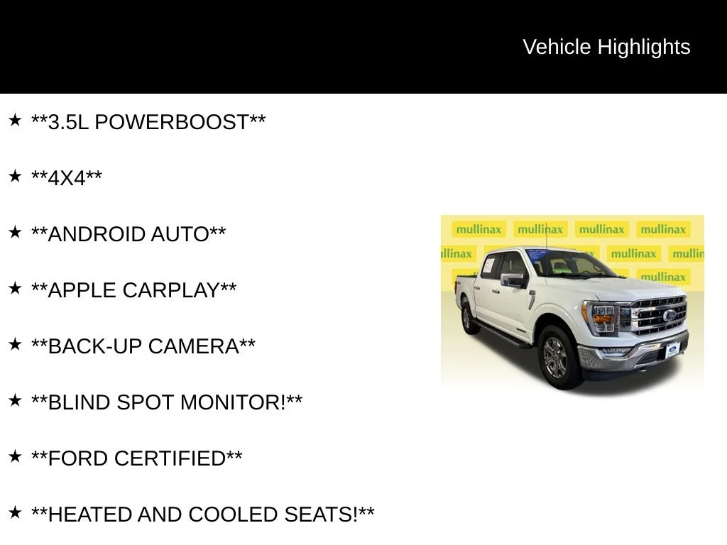 Certified Used 2023 White Ford Lariat image 12