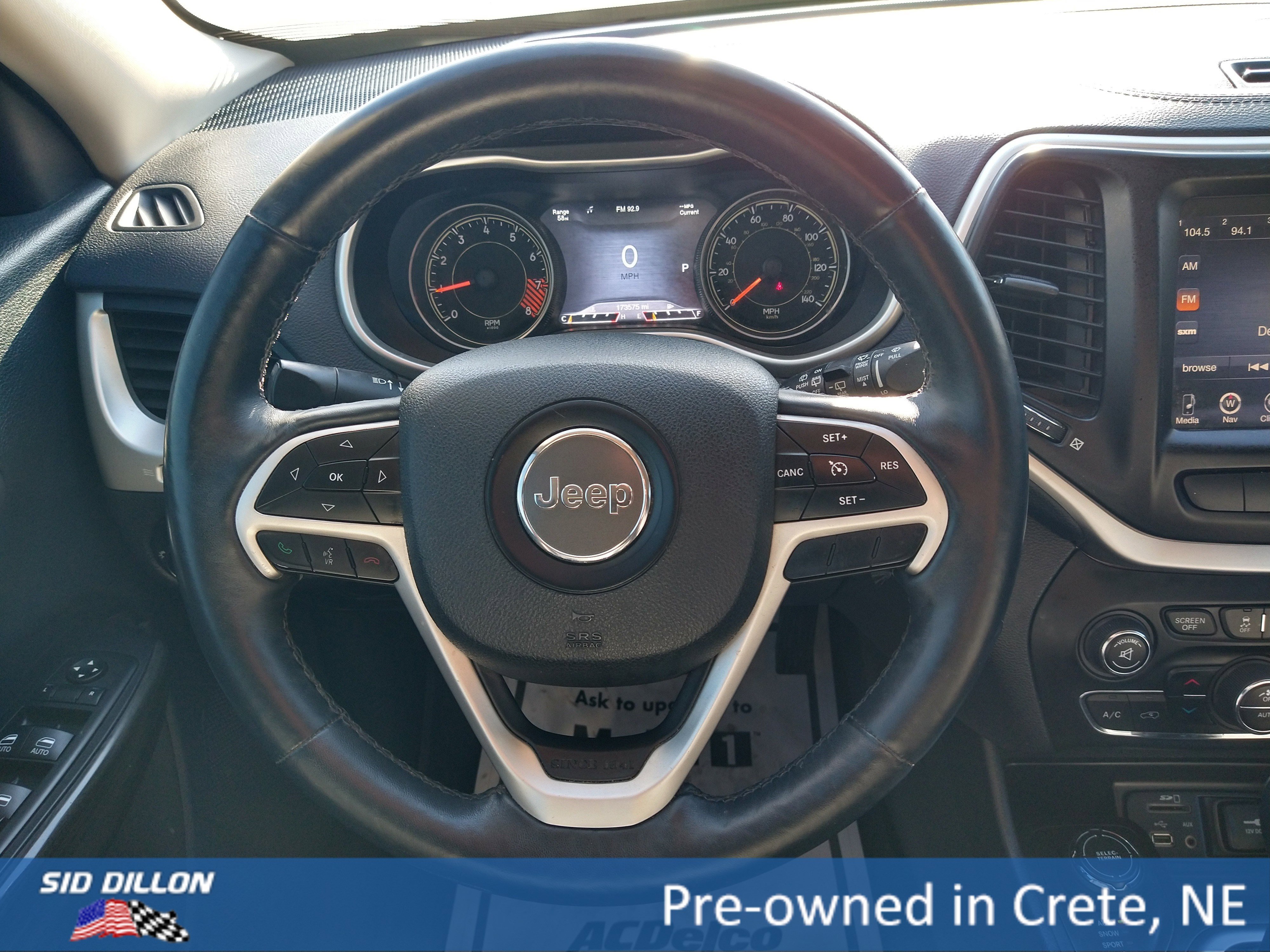 Used 2015 Jeep Cherokee Limited with VIN 1C4PJMDS4FW510503 for sale in Crete, NE