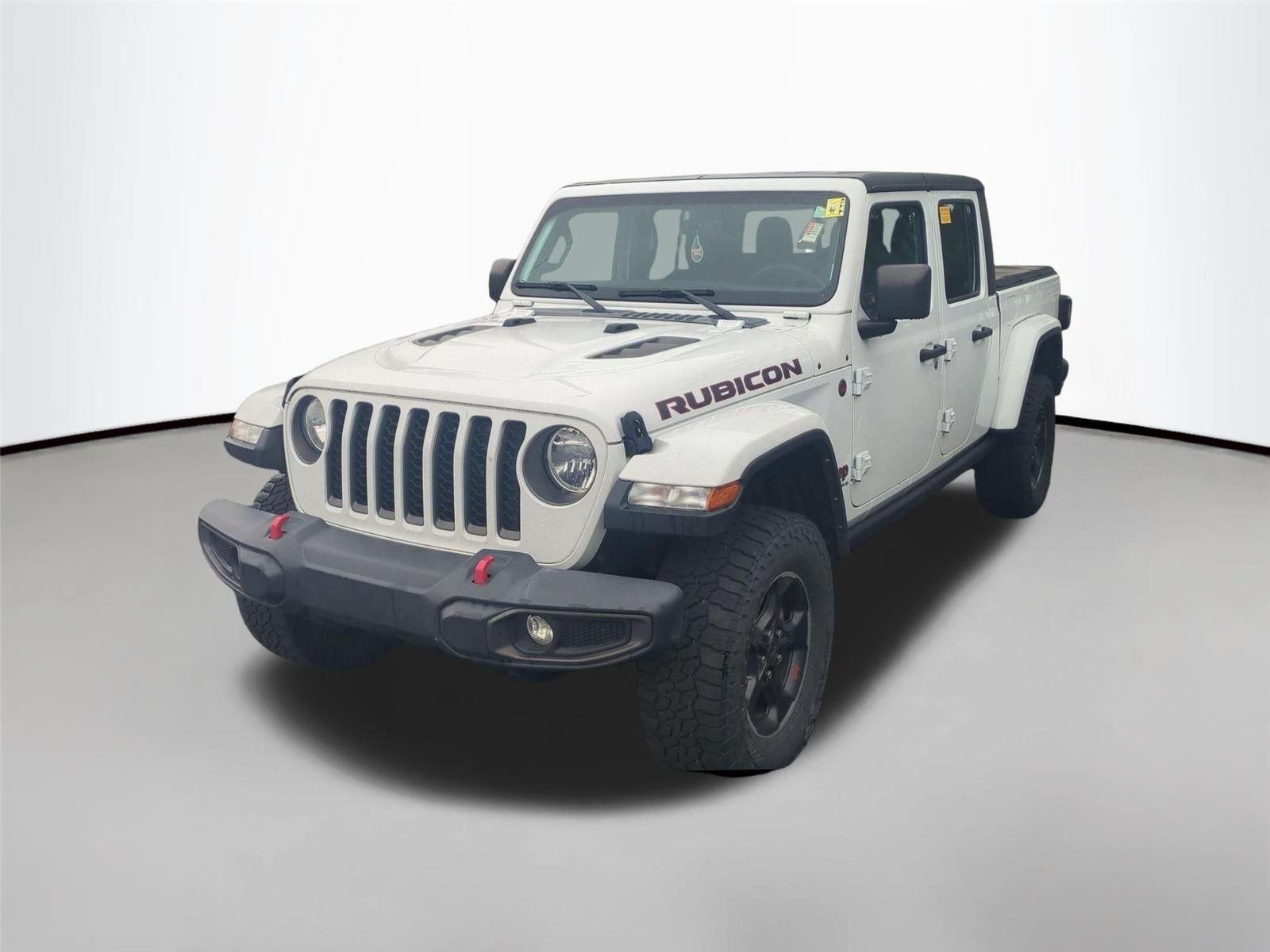 Used 2023 Bright White Clearcoat Jeep Rubicon image 1