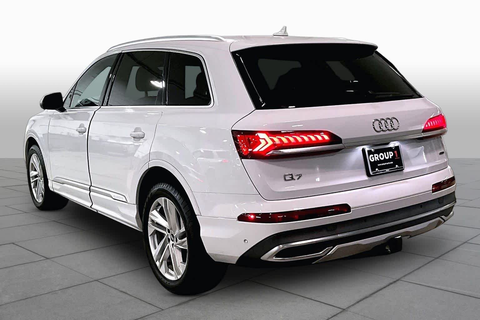 Used 2021 Glacier White Metallic Audi Premium Plus image 12