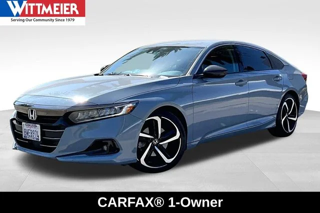 Used 2021 Gray Honda Sport Special Edition image 1