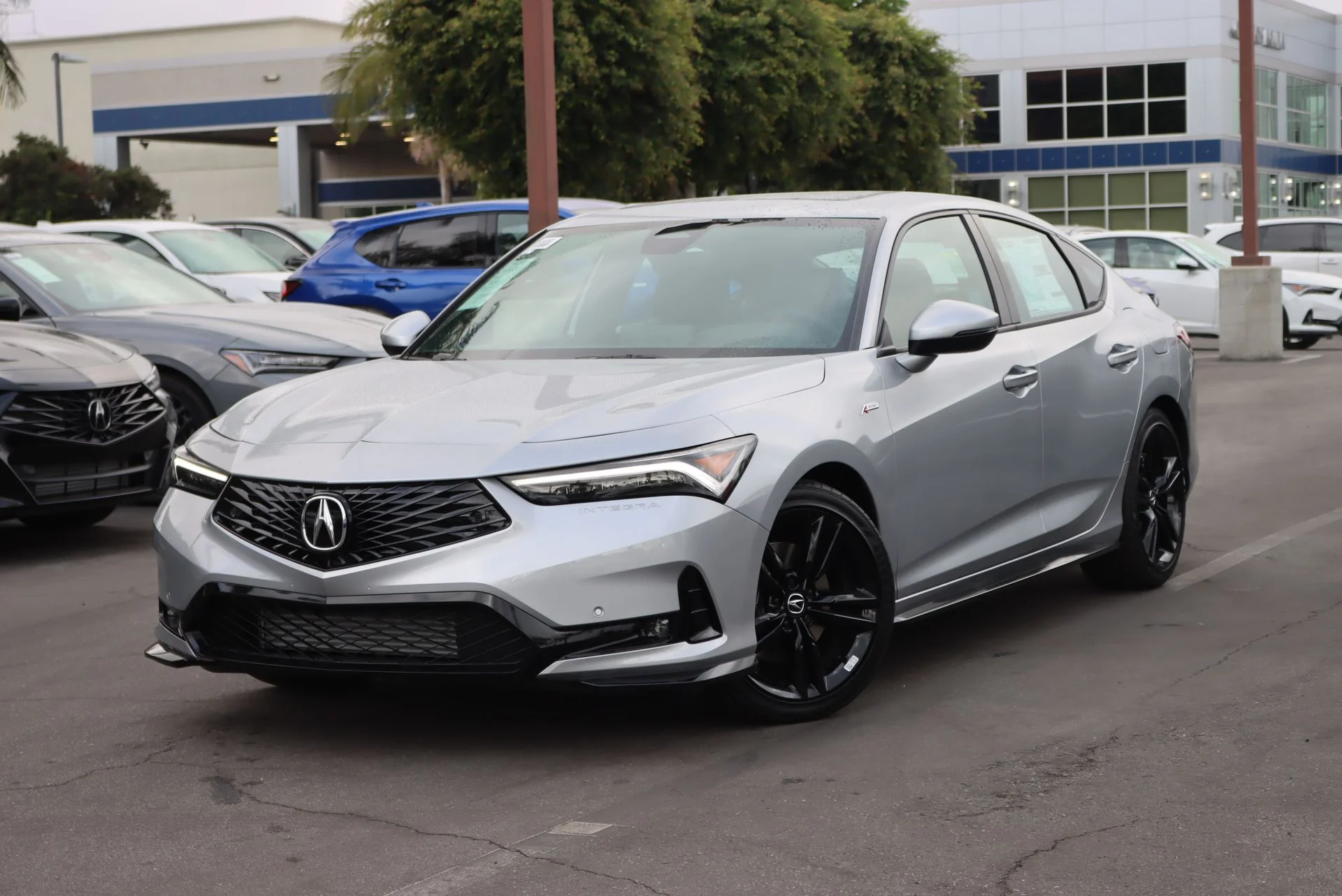 New 2026 Solar Silver Metallic Acura FWD A-Spec with Technology image 1
