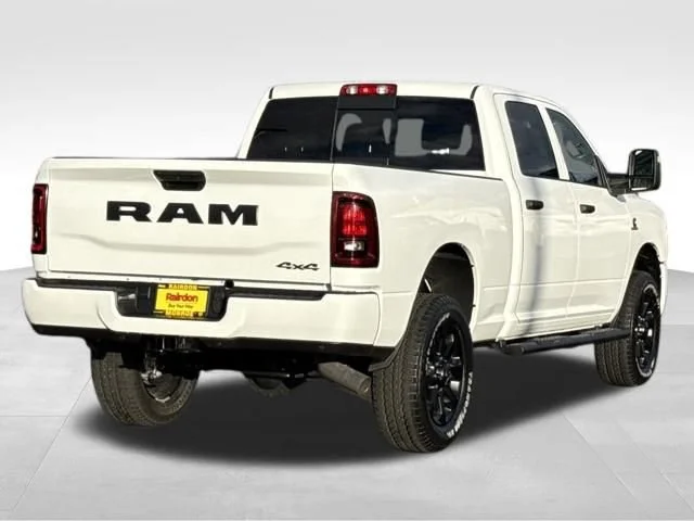 New 2026 Bright White Clearcoat Ram Black Express image 6