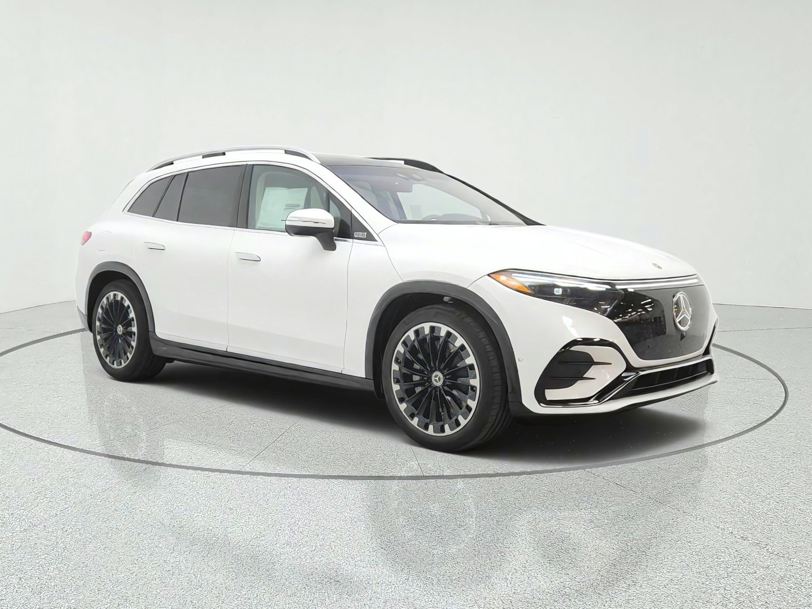 New 2027 Polar White Mercedes-Benz EQS 400 4MATIC® SUV image 3