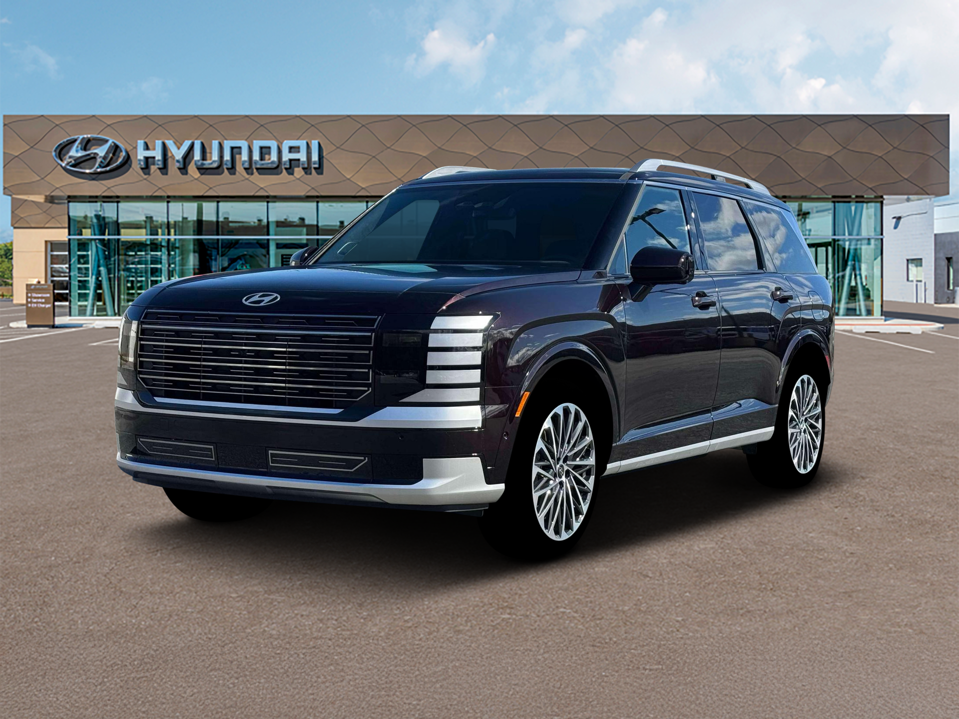 New 2026 Galaxy Maroon Pearl Hyundai Calligraphy image 1