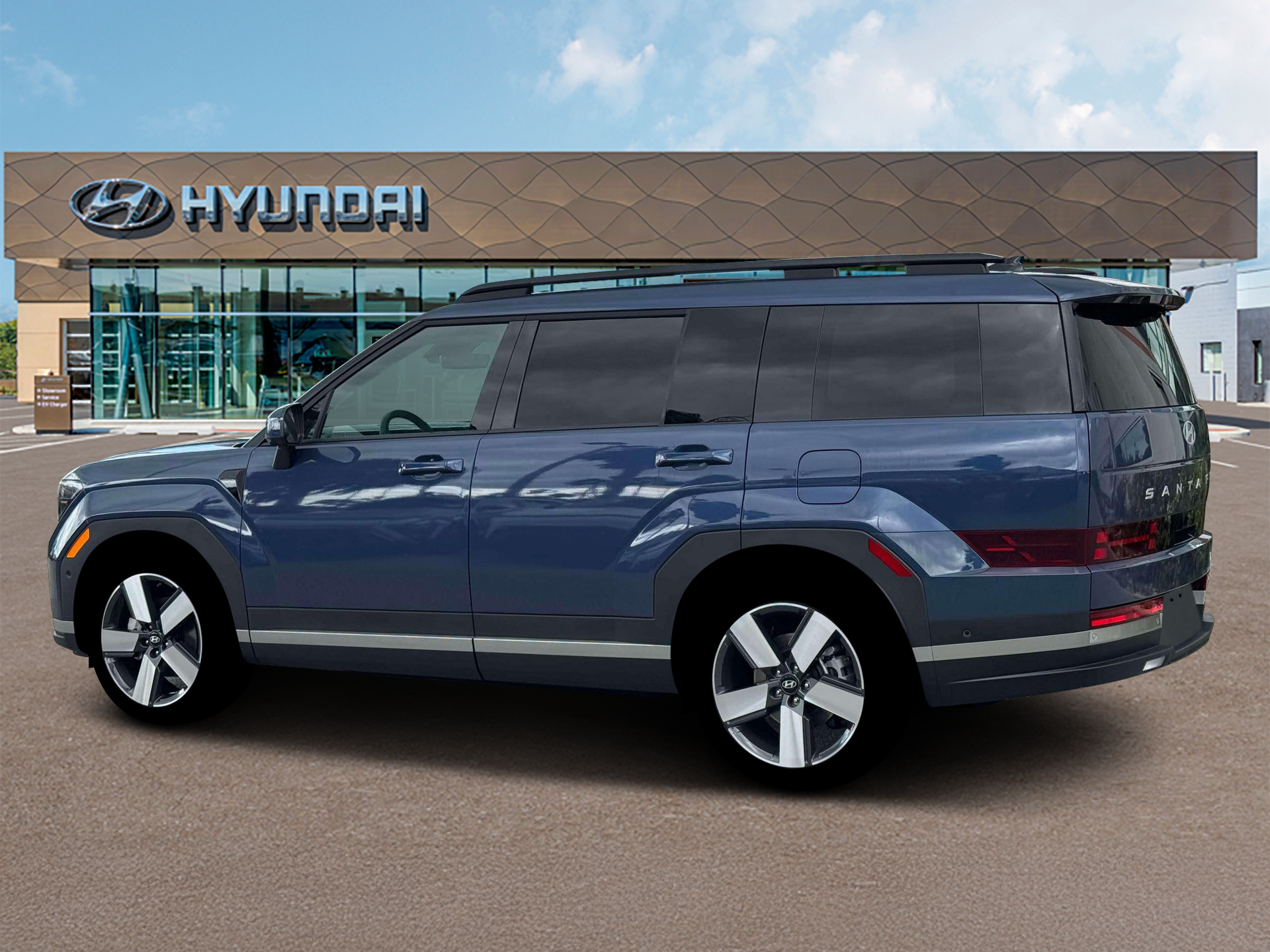 New 2026 Atlantis Blue Hyundai Limited AWD image 4
