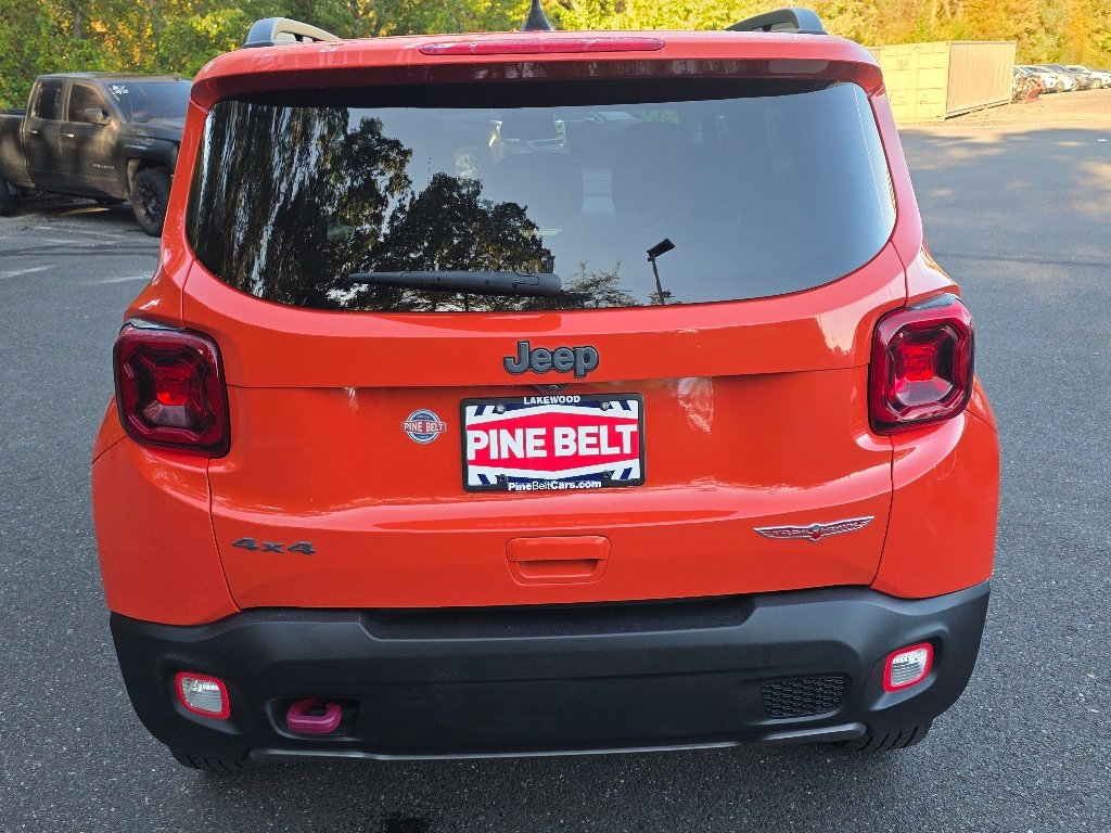 Used 2021 Omaha Orange Clear Coat Jeep Trailhawk image 15