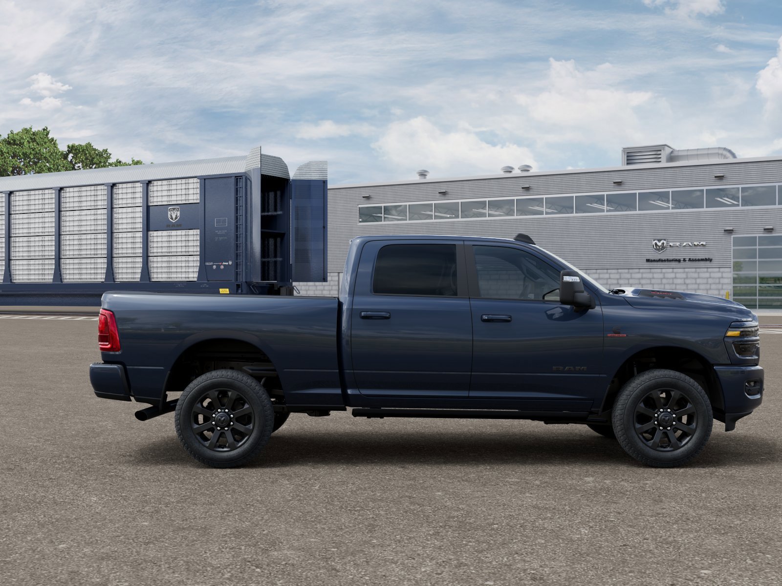 New 2026 Forged Blue Metallic Exterior Paint RAM Laramie image 21