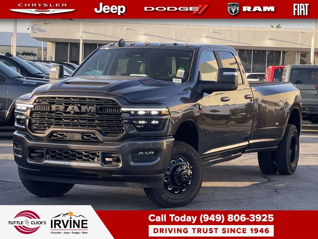 New 2026 Granite Crystal Metallic Clear-Coat Exterior Paint RAM Laramie image 1