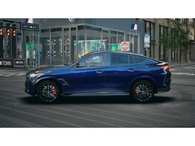 New 2027 Tanzanite Blue II Metallic BMW X6 M60i image 4