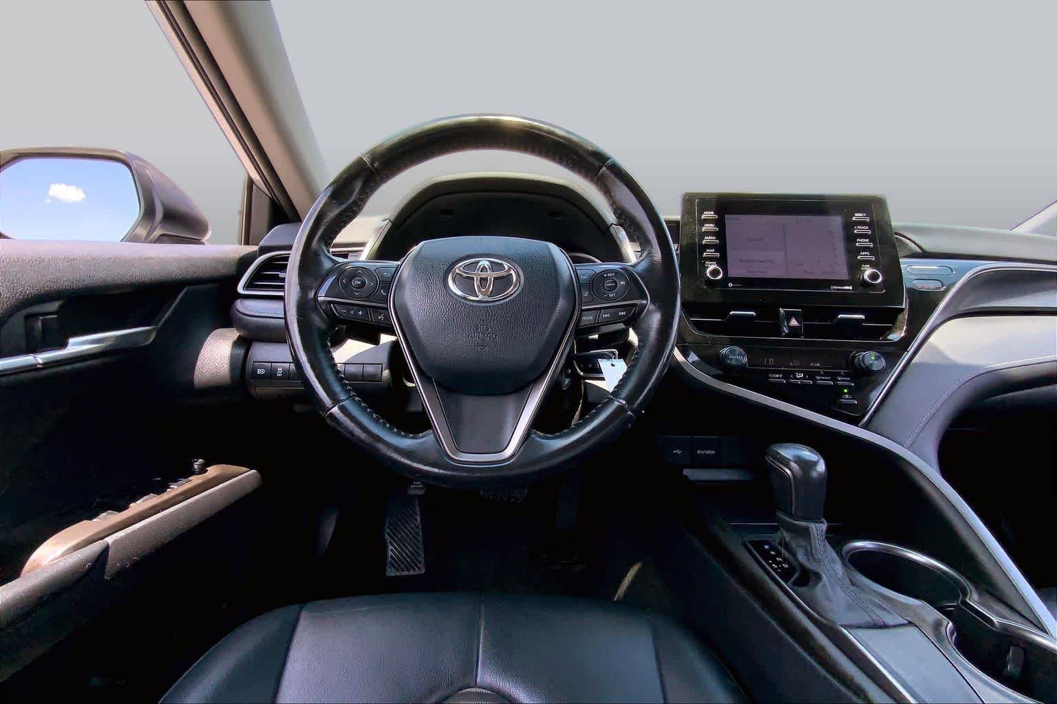 Used 2021 Celestial Silver Metallic Toyota SE image 6