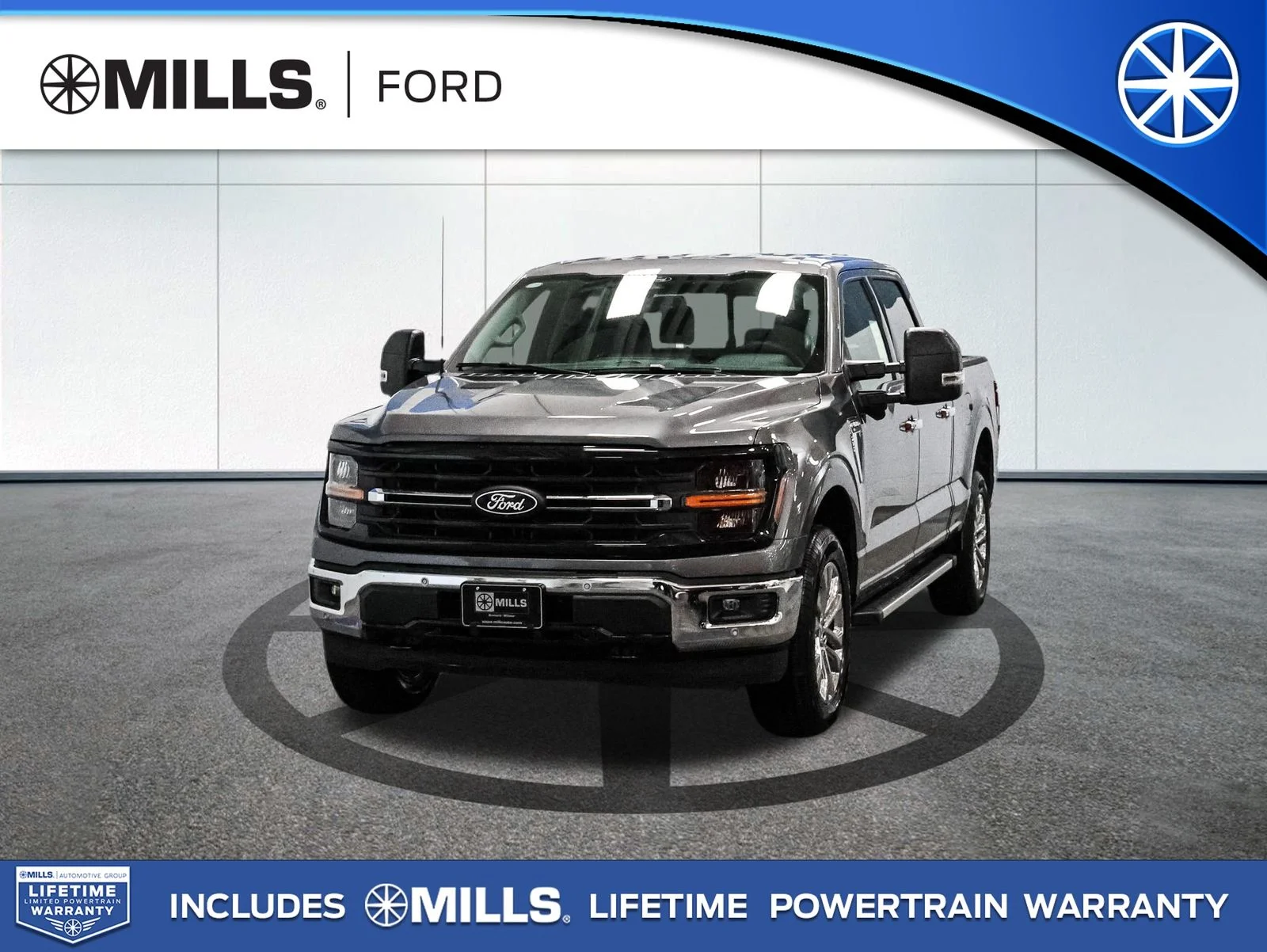 New 2026 Carbonized Gray Metallic Ford XLT image 1