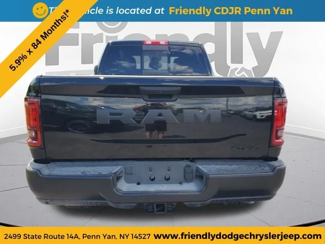 New 2026 Diamond Black Crystal Pearl-Coat Exterior Paint RAM Tradesman image 4